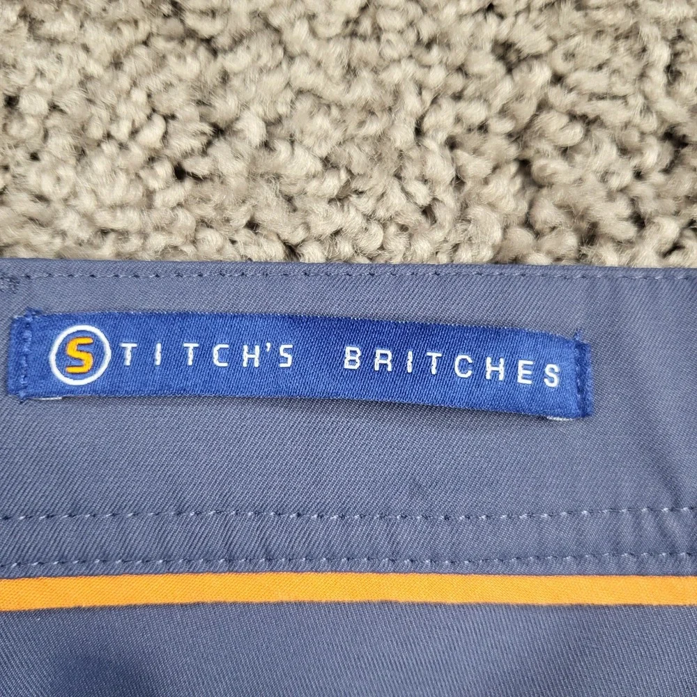 Stitch Golf Britches Mens 38x32 Slate Blue Performance Pants 231SA5003 Techwear